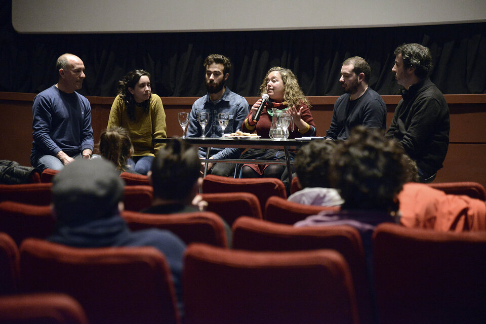 En el panel convocado por Calanda Producciones se escucharon voces de Buenos Aires y Rosario. (Fuente: Andres Macera)