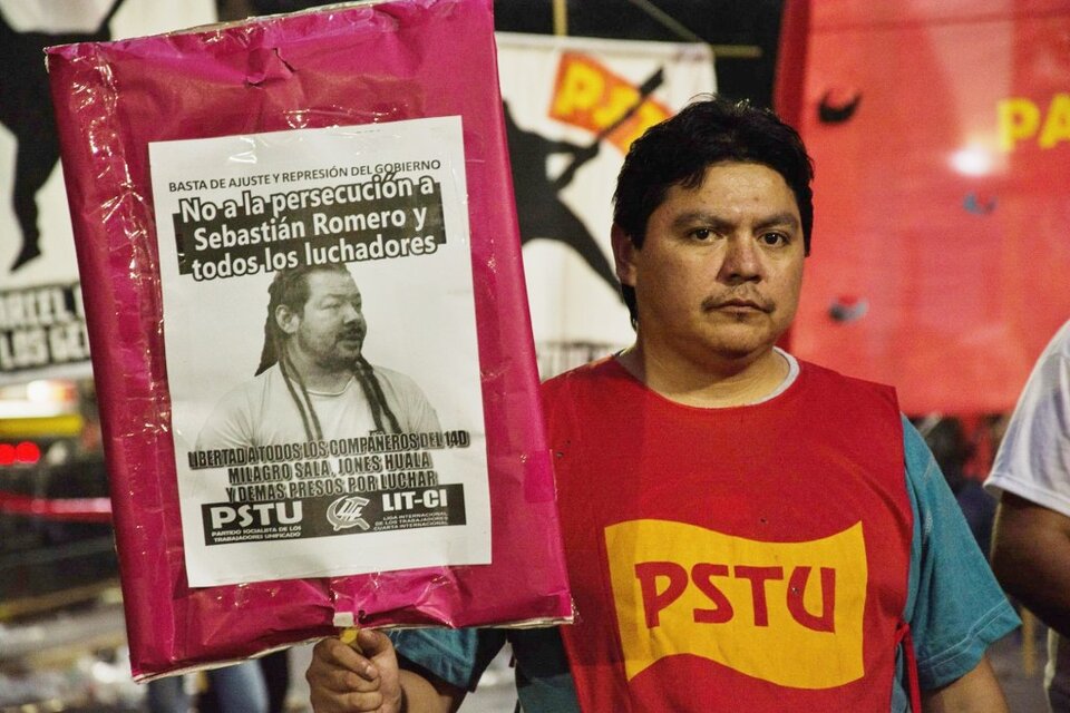 Detenido por la protesta contra la reforma previsional (Fuente: PSTU)