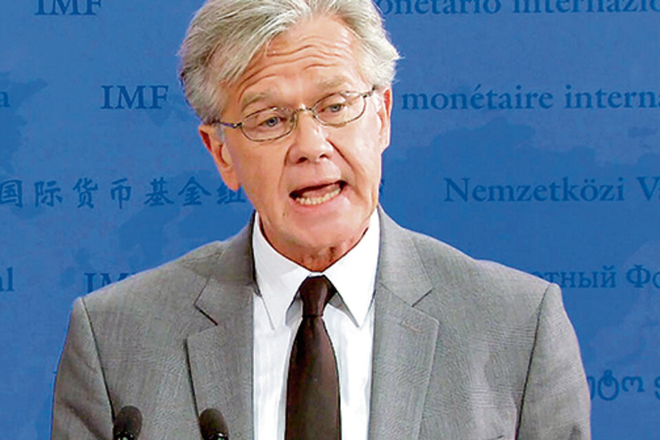 Gerry Rice, vocero del Fondo Monetario Internacional.
