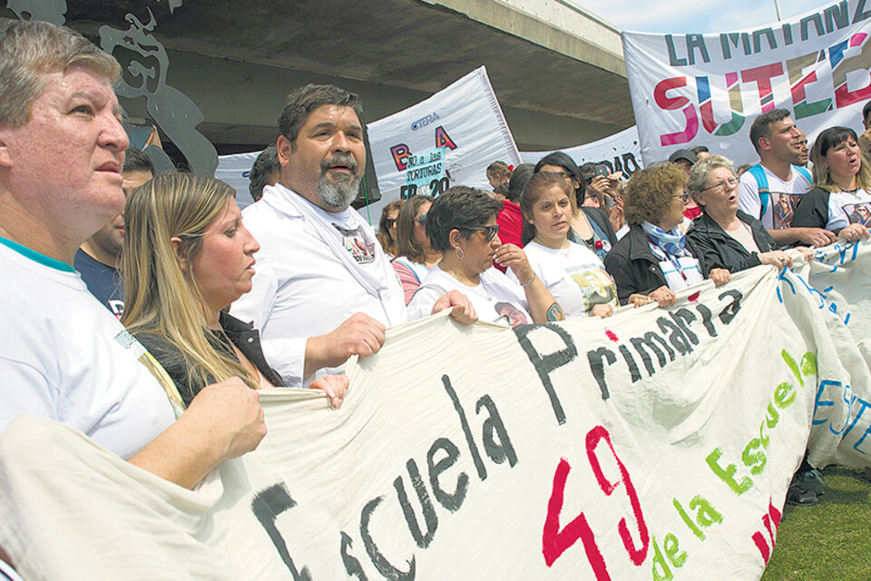 Empezaron con marchas por la muerte de Sandra y Rubén. (Fuente: Adrián Pérez)