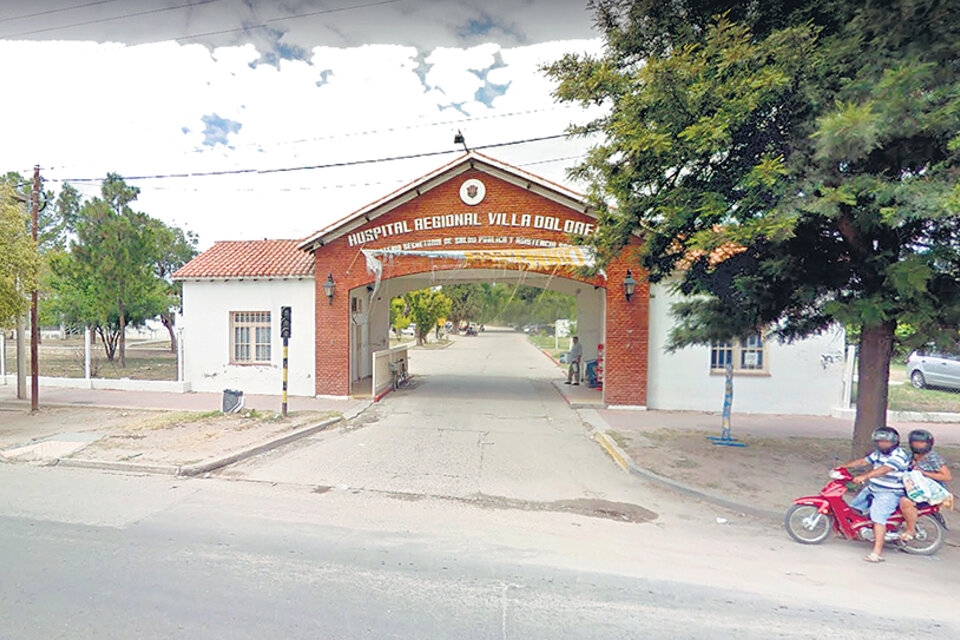 El Hospital Regional de Villa Dolores, donde estuvo internada inicialmente la niña.
