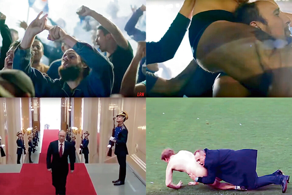 El comercial hilvana imágenes de Putin con el supuesto “amor” entre hombres futboleros.