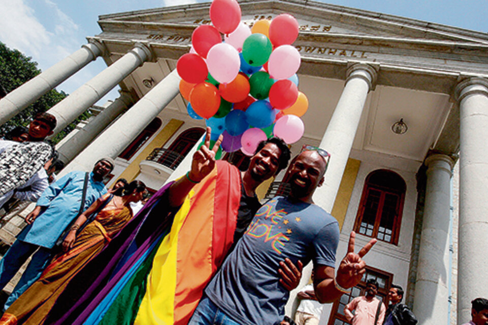India formaba parte del grupo de 72 países que sancionan penalmente la homosexualidad. (Fuente: EFE)