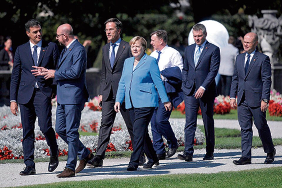 La reunión informal de los líderes europeos en Austria no arrojó resultados concretos. (Fuente: EFE)