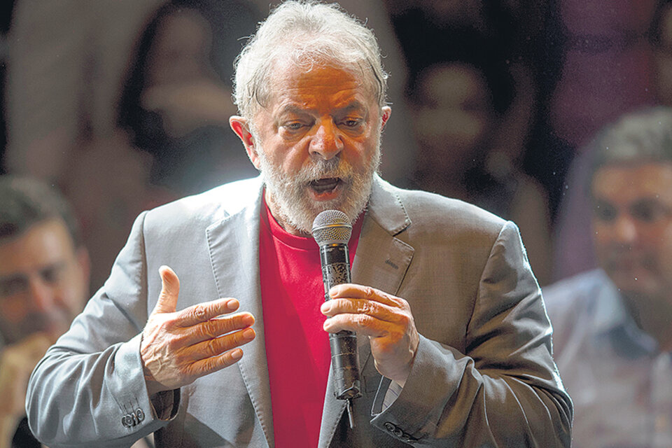 Lula cumple condena a 12 años de cárcel en Curitiba desde el 7 de abril. (Fuente: AFP)