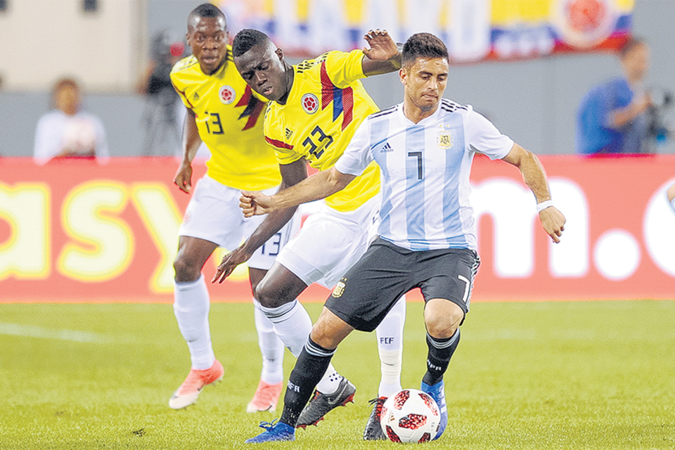 El equipo argentino se despidió de la gira con un empate ante Colombia. (Fuente: EFE)