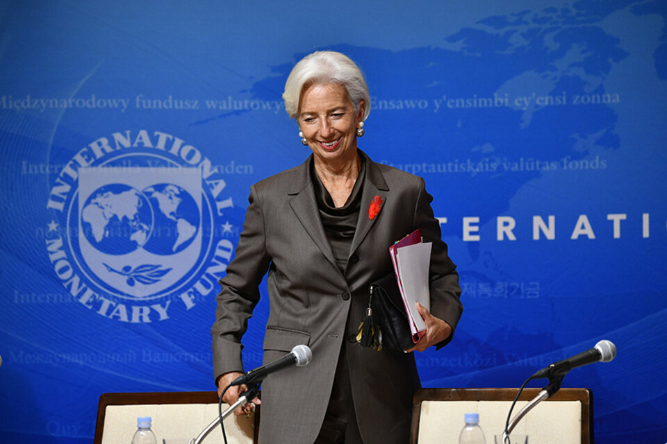 La directora gerente del Fondo Monetario Internacional, Christine Lagarde. (Fuente: AFP)