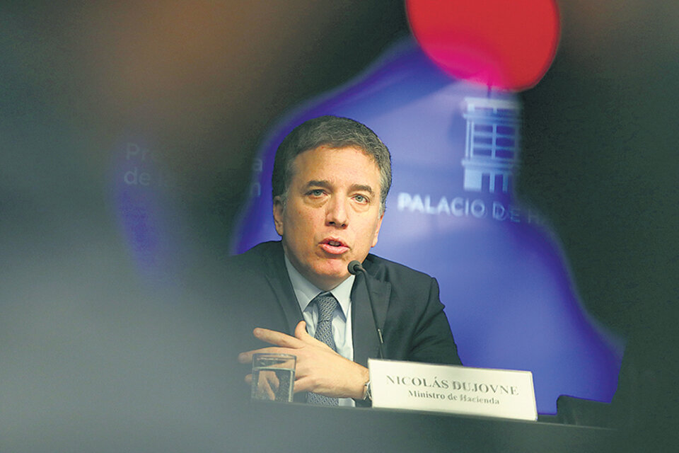 Nicolás Dujovne, ministro de Hacienda. “Se avecina un momento difícil y duro”, admitió. (Fuente: Joaquín Salguero)