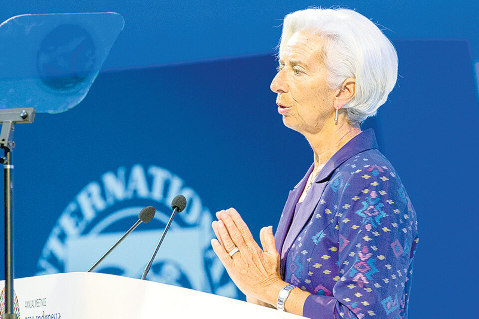 La directora gerente del Fondo Monetario, Christine Lagarde, en Indonesia, también espera la aprobación del plan para Argentina. (Fuente: EFE)