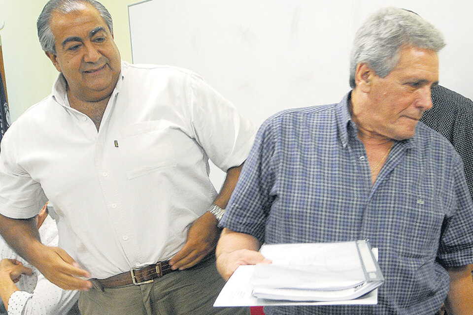 Héctor Daer y Carlos Acuña no descartan la posibilidad de convocar a un nuevo paro nacional. (Fuente: Guadalupe Lombardo)