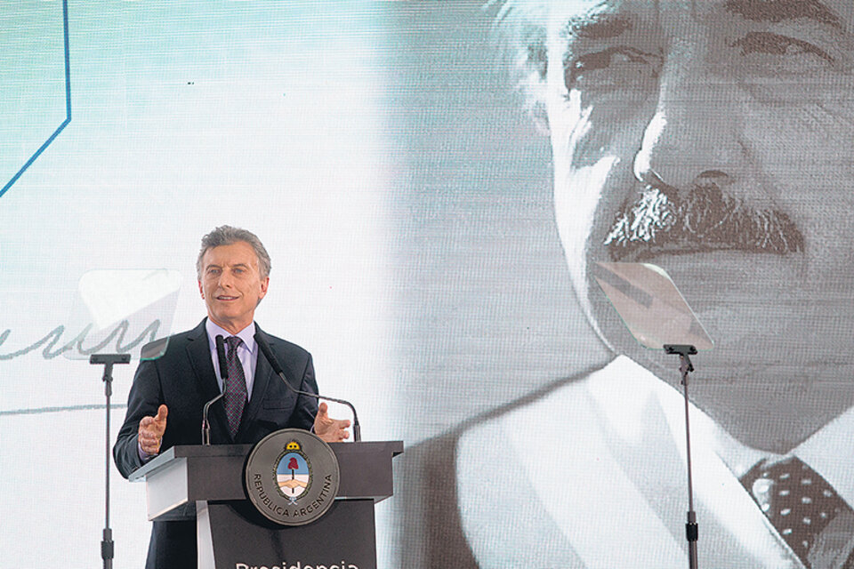 Mauricio Macri encabezó el acto en el Museo de la Casa Rosada. (Fuente: NA)