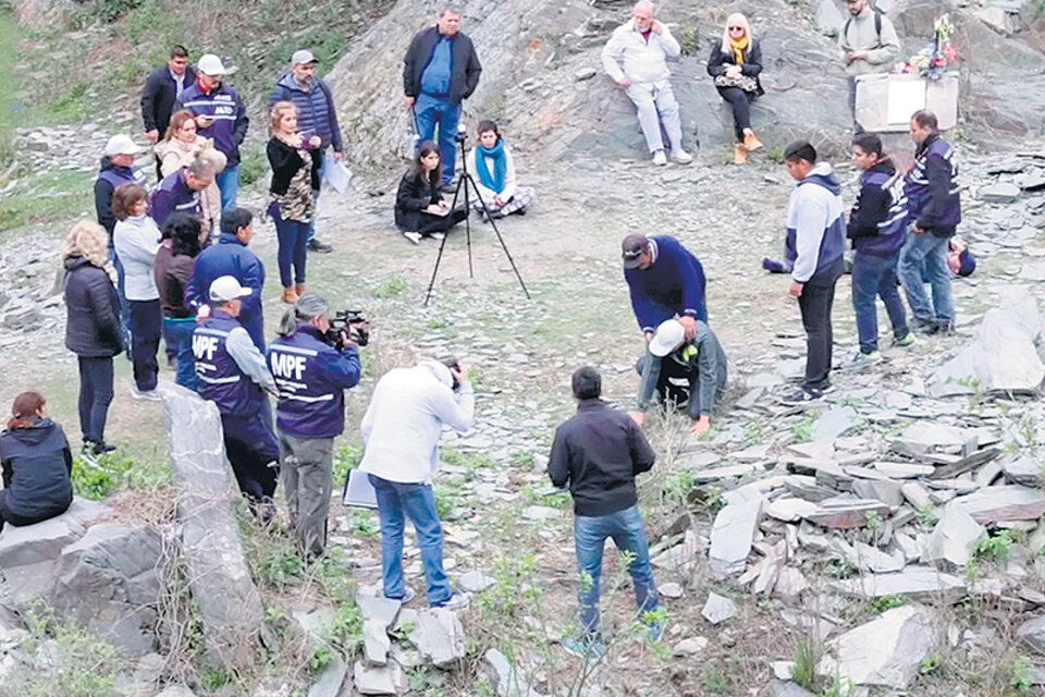 Un día de reconstrucciones del crimen de Javier Chocobar, en Chuschagasta de Tucumán. (Fuente: La Gaceta Tv)