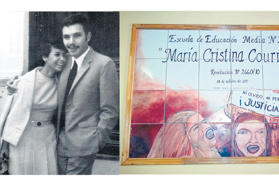 María Cristina Cournou y Nicolás Grandi permanecen desaparecidos. Desde 2011 una escuela de Moreno lleva el nombre de Cournou.