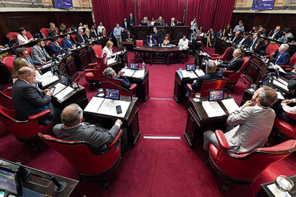 El Senado bonaerense sesionó ayer y se espera la visita de los ministros en las próximas semanas. (Fuente: Prensa Senado BA)