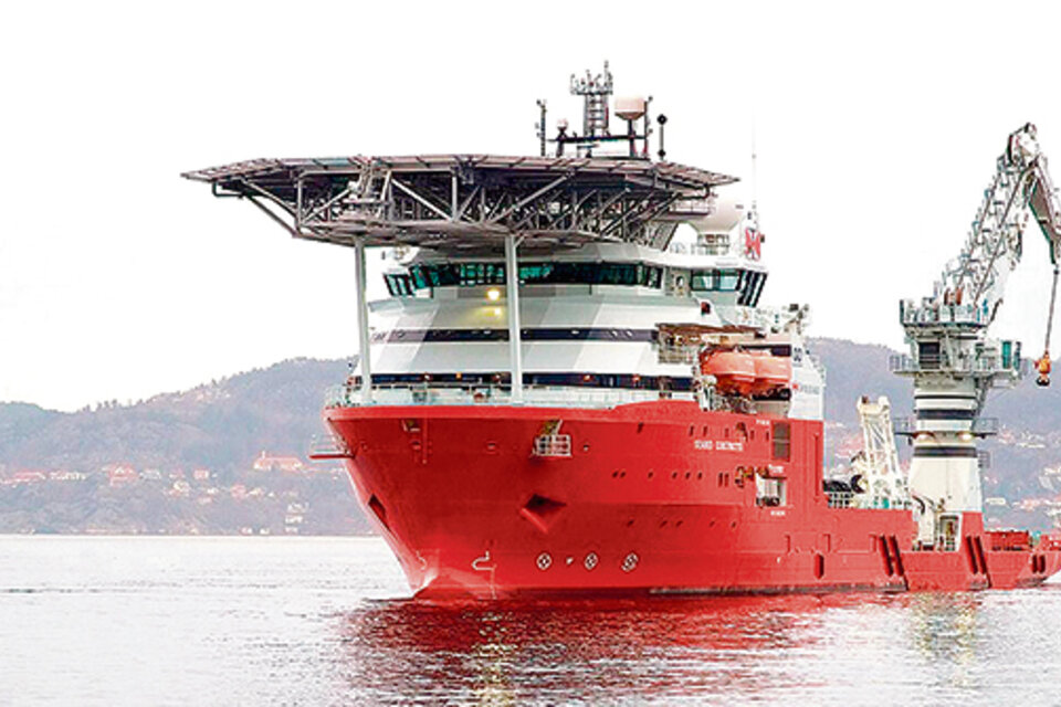 El Seabed Constructor, el buque de Ocean Infinity que encontró el ARA San Juan.