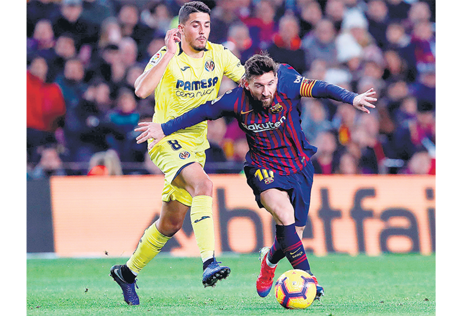 Messi repartió una asistencia en el triunfo de ayer de Barcelona.