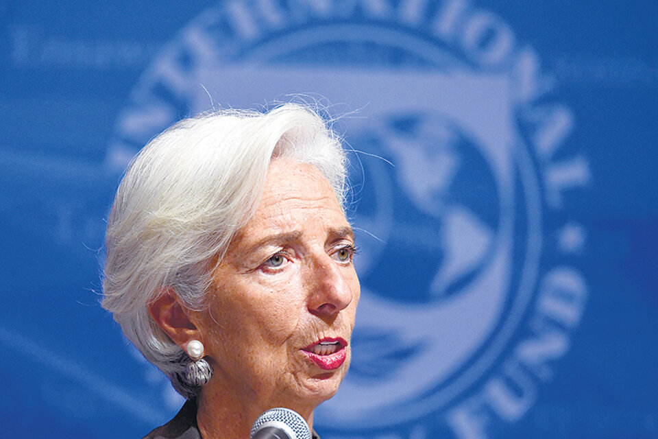 En ocho días se reunirá el directorio del FMI que conduce Christine Lagarde para aprobar un nuevo giro. (Fuente: AFP)