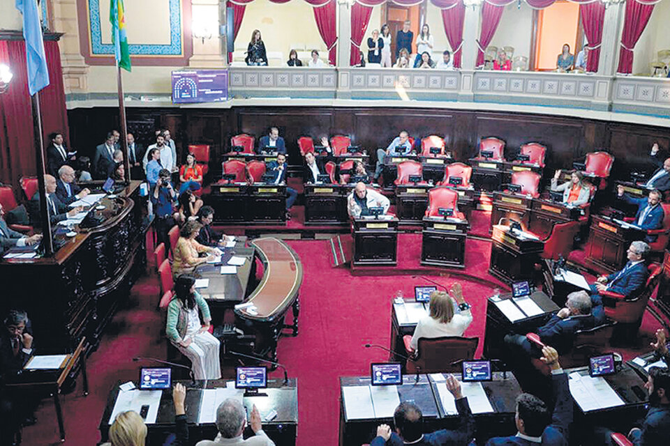 El Senado bonaerense fue la Cámara que arrancó ayer con el tratamiento del proyecto de presupuesto.