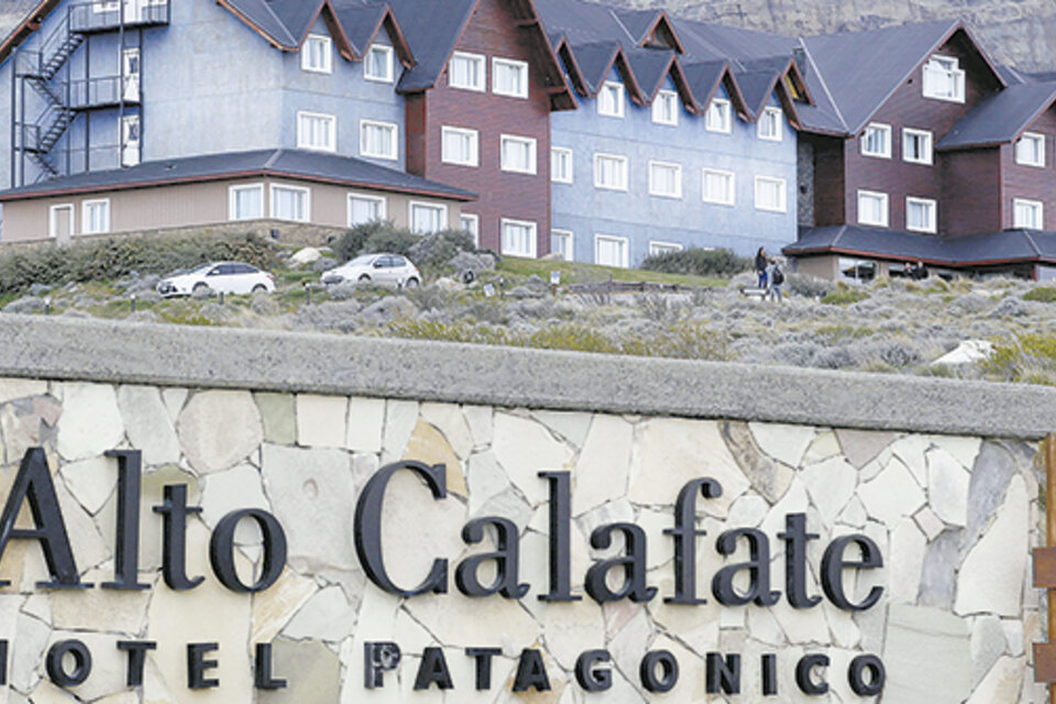 El hotel Alto Calafate, en Santa Cruz, propiedad de la familia Kirchner.