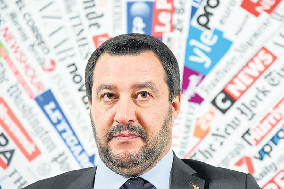 El vicepremier ministro italiano, Matteo Salvini, fue uno de los desertores del acuerdo global. (Fuente: AFP)
