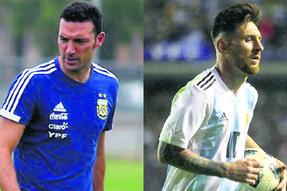 Scaloni y Messi, dos a quererse en la Selección Argentina.