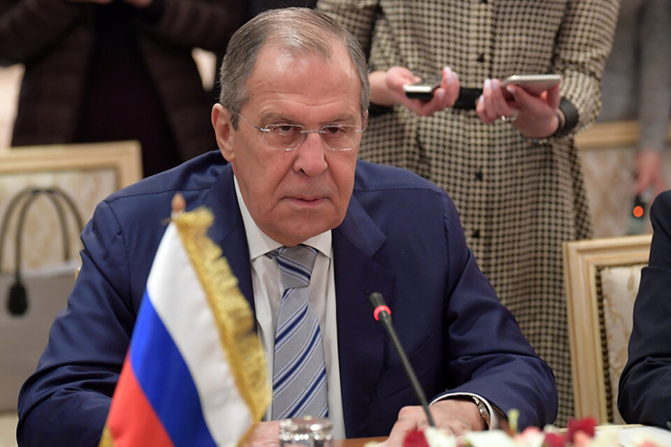 El ministro ruso de Exteriores, Serguei Lavrov. (Fuente: AFP)