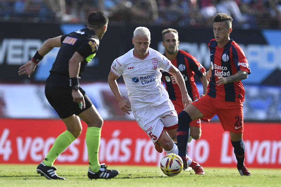 San Lorenzo y Huracán, el único clásico en la primera ronda de la Copa de la Superliga. (Fuente: Télam)