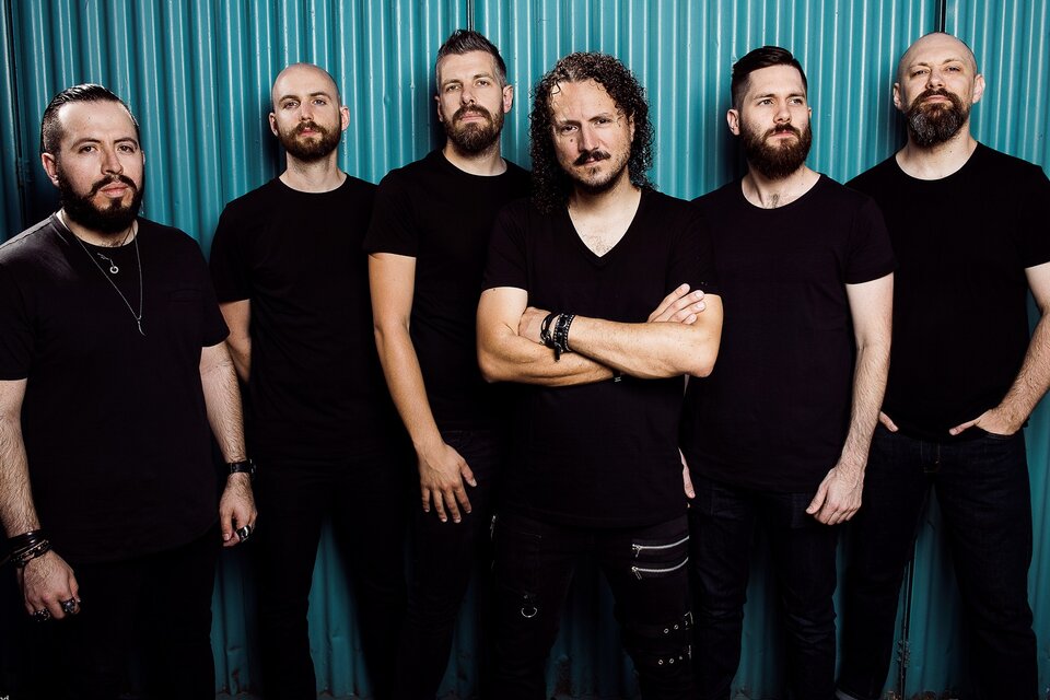 Los músicos de Haken pasaron por Buenos Aires en 2017, ensamblados con el batero Mike Portnoy (Dream Theater).