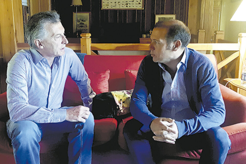 Mauricio Macri y Omar Gutiérrez se reunieron en Villa La Angostura.