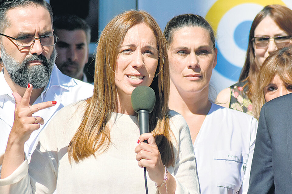 María Eugenia Vidal y Mauricio Macri se mostraron tres veces juntos en los últimos días. (Fuente: NA)