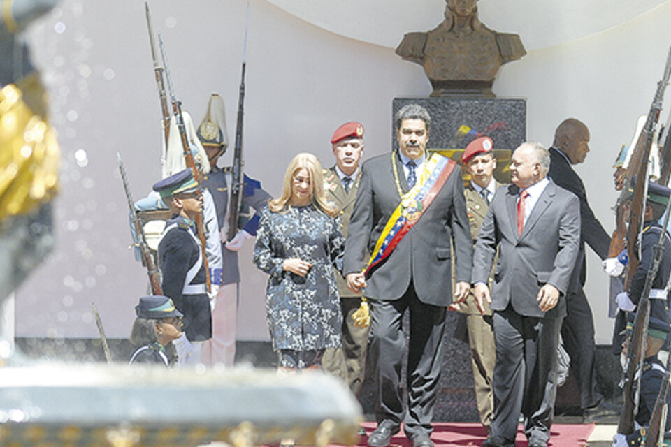 Maduro dio un discurso frente a la Asamblea Nacional Constituyente.