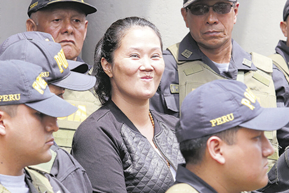 Keiko Fujimori fue detenida el 1 de noviembre, acusada de recibir fondos de campaña ilegales. (Fuente: EFE)