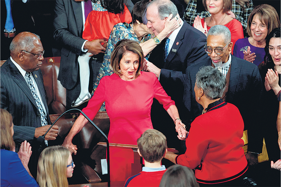 “Trump estaba acostumbrado a gobernar con un Congreso republicano”, dijo ayer Nancy Pelosi.