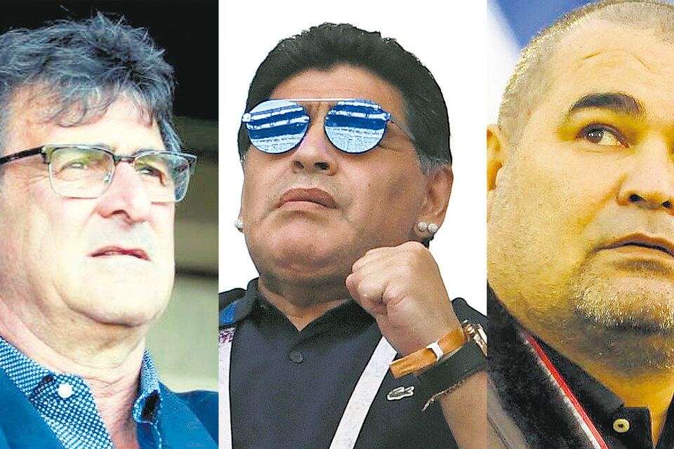 Mario Alberto Kempes, Diego Maradona y el paraguayo José Luis Chilavert.