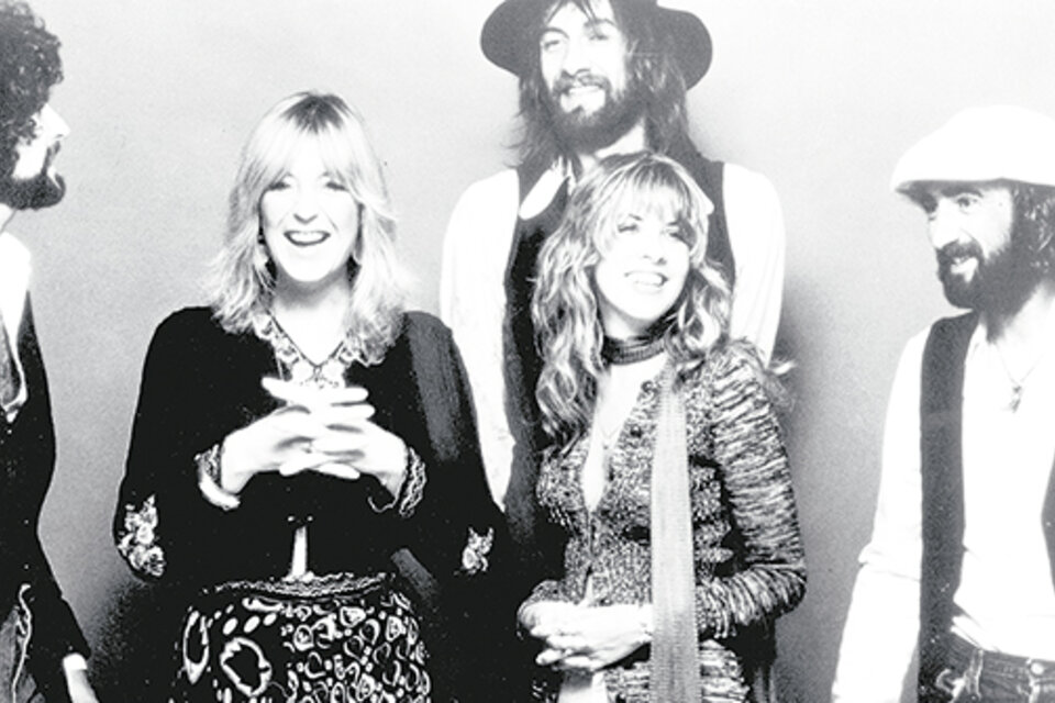 Fleetwood Mac en la época de Rumours, un disco genial grabado en medio de peleas constantes.