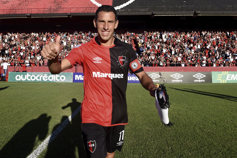 Maxi Rodríguez recuperó la sonrisa en Newell's. (Fuente: Sebastián Granata)