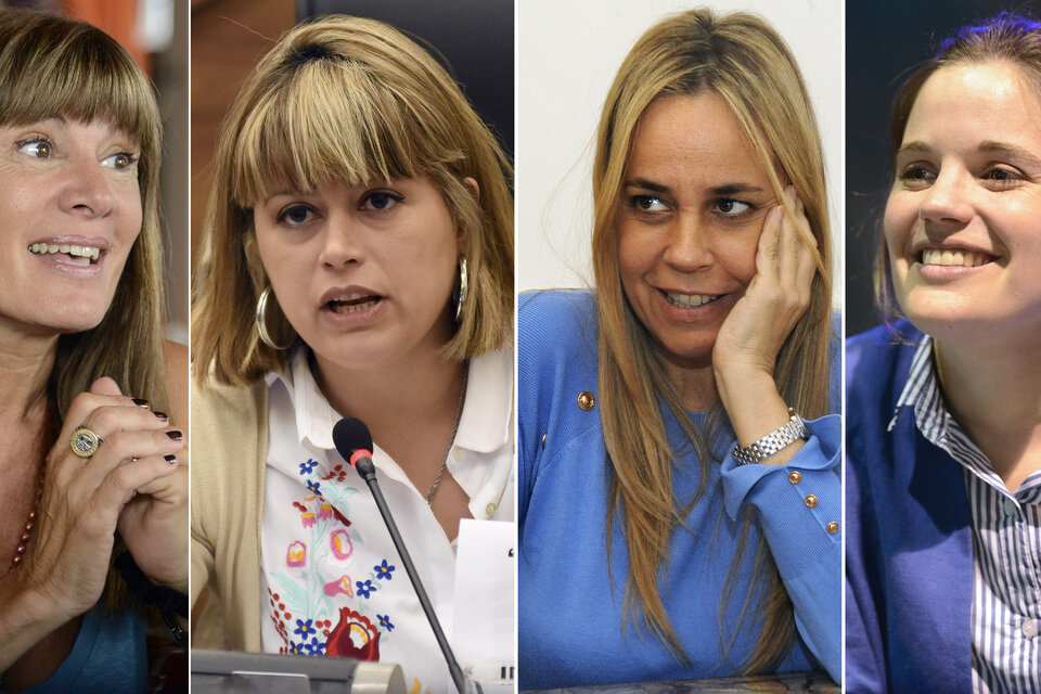 Rueda, Magnani, León y Tepp. El Frente Progresista, el peronismo y Cambiemos decidieron encabezar listas con mujeres.