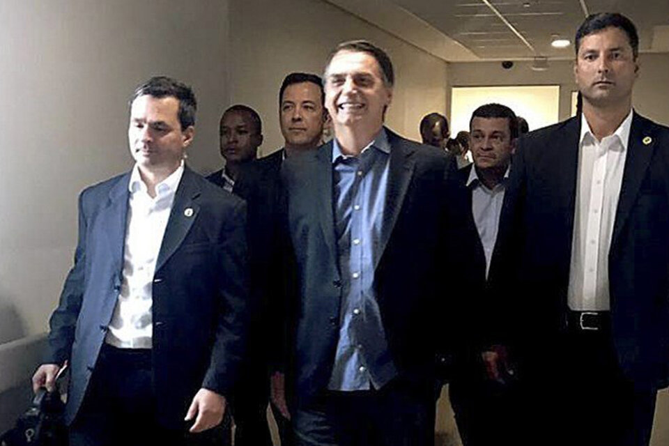 Bolsonaro dejó el hospital Israelita ayer al mediodía.
