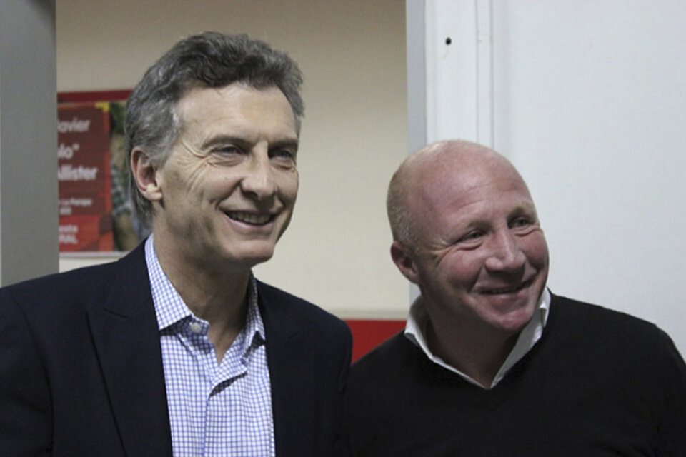 El "Colorado" Mac Allister junto al presidente Mauricio Macri. (Fuente: Noticias Argentinas)