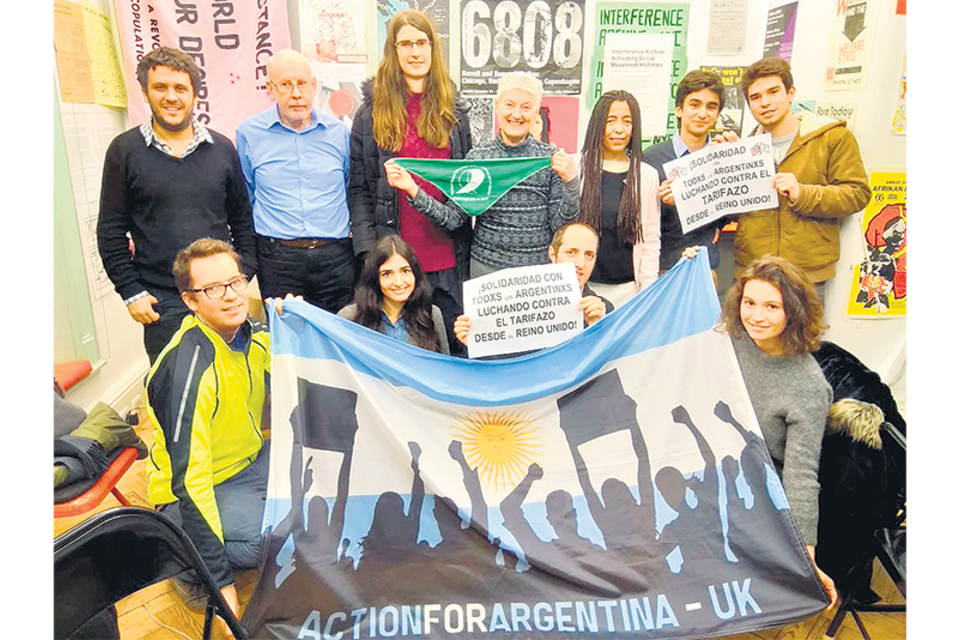 “No es la primera vez que nos pasa”, señalaron los integrantes de Action for Argentina UK.