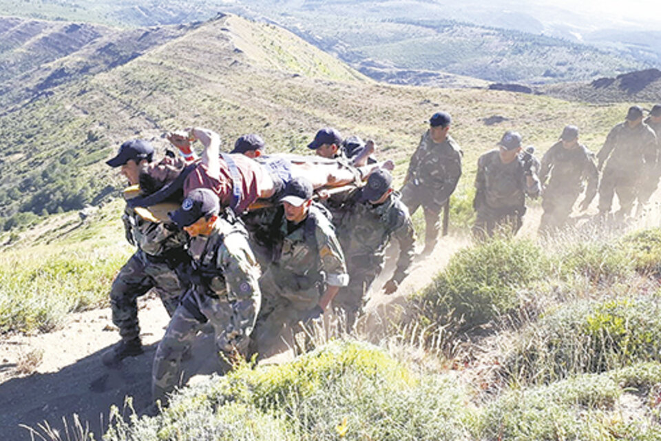 La policía encontró a Cordi escondido en el Cerro Carbón. Se escapó tras matar a su ex pareja. (Fuente: NA)