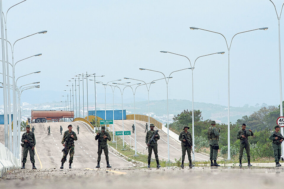La Fuerza Armada Nacional Bolivariana no se ha quebrado ni a nivel central ni en Táchira. (Fuente: Gentileza Marcos Salgado)