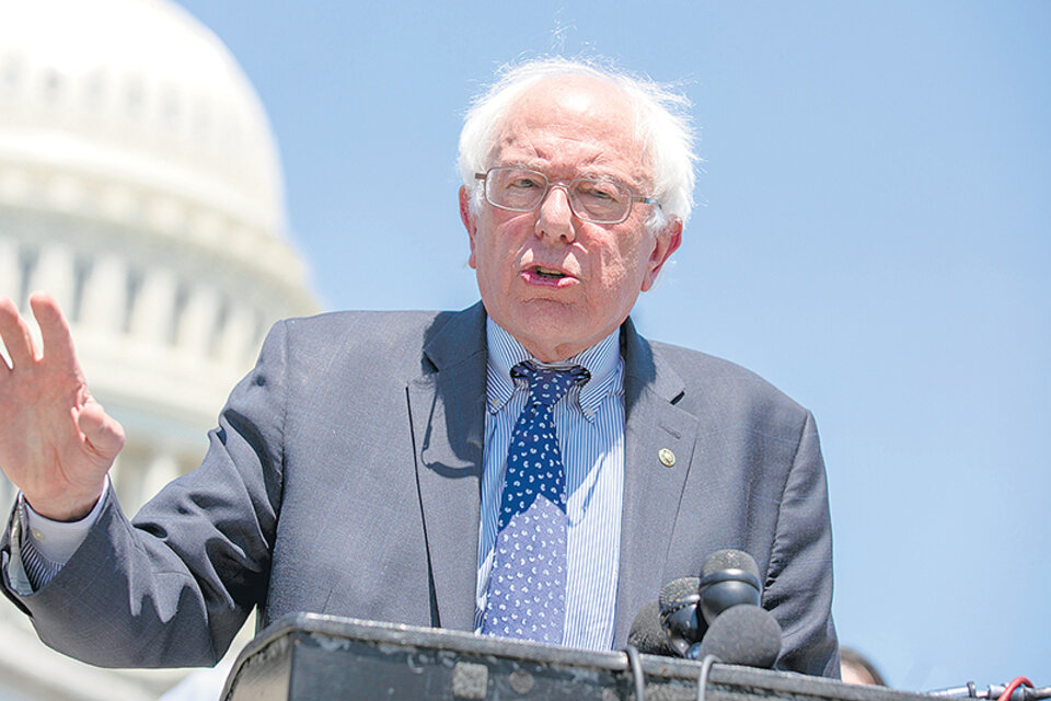 Bernie Sanders, de 77 años, se define socialista democrático. (Fuente: AFP)