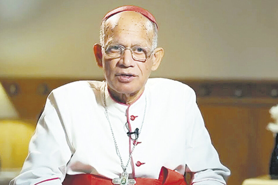 El arzobispo de Bombay y presidente de la Conferencia Episcopal de la India, cardenal Oswald Gracias.