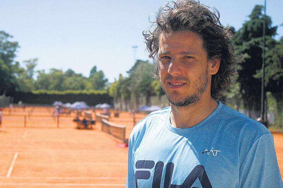 Gaston Gaudio, capitán del equipo argentino de Copa Davis. (Fuente: Alejandro Leiva)