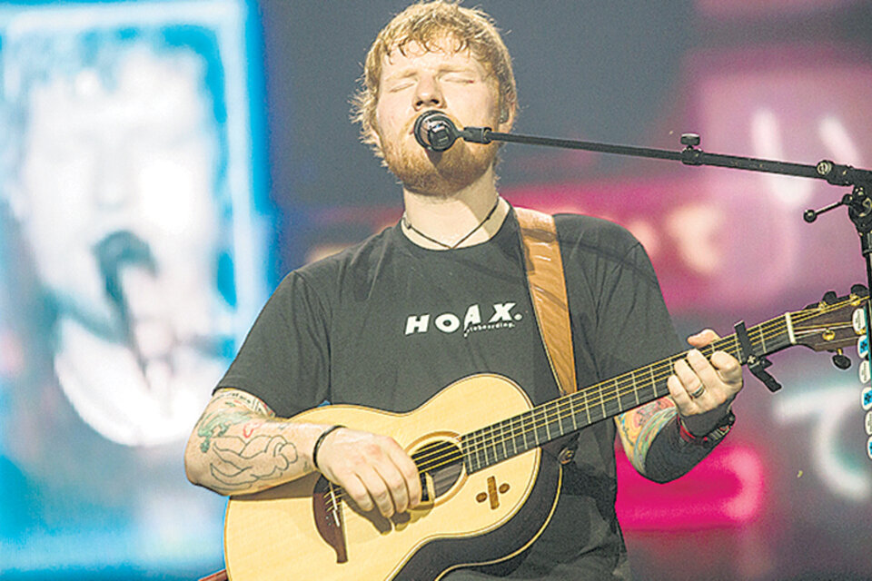 El británico Ed Sheeran.