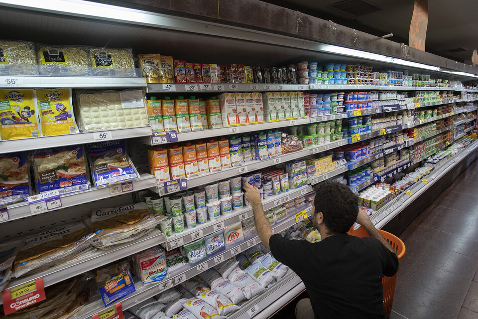 La inflación supermercado acumulada en los últimos 12 meses fue de 72,46% (Fuente: NA)