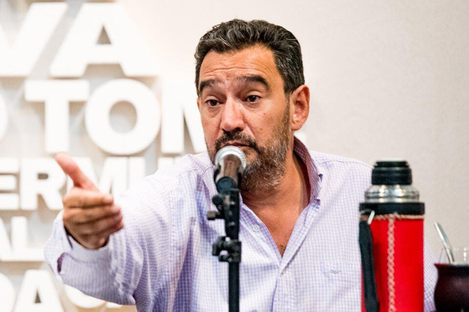 Leoni, referente sindical en la provincia, alineado en el sector de Bielsa.