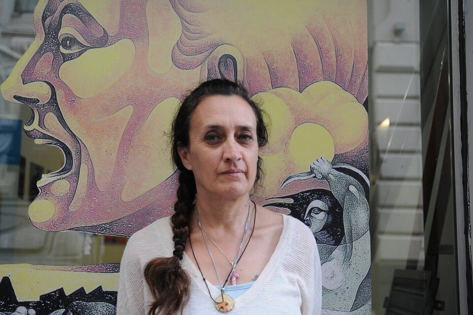 Gabriela Olguín, de El Adoquín, integrada a la CTEP (Fuente: Guadalupe Lombardo)
