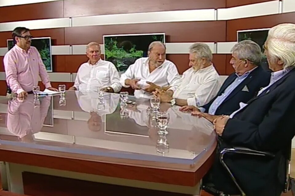 “Hemos apoyado a Macri profundamente, hicimos mucho para que llegara al Gobierno”, reprochó Biolcati junto a Garetto, Llambías y Buzzi. (Fuente: Captura de vídeo )